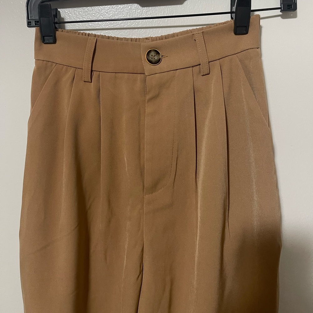 New Aaron and Amber light brown pants size XS - Picture 4 of 6